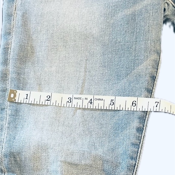 Abercrombie & Fitch Light Blue Denim Jeans Harper low rise super skinny size 26 - Picture 5 of 9